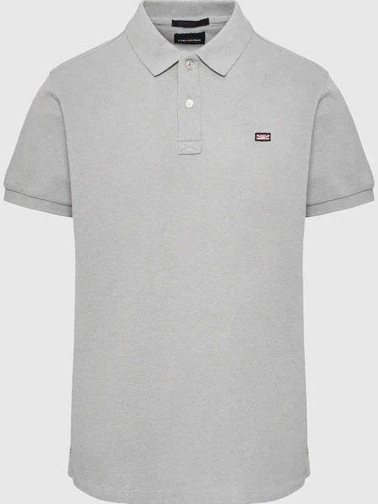 Polo Short Sleeve Blouse Grey
