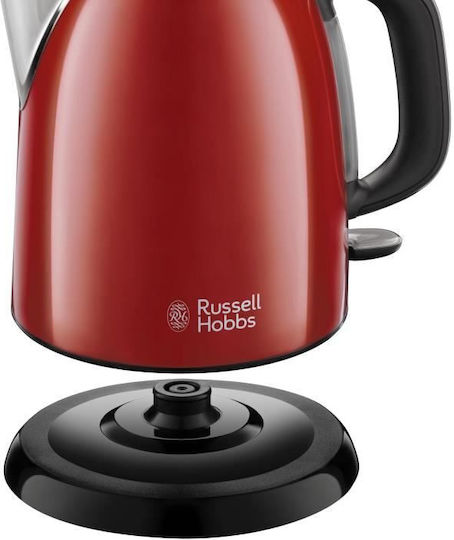 Russell Hobbs Plus Βραστήρας 1lt 2400W Κόκκινος