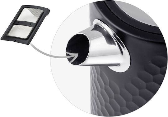 Berdsen Kettle 1.7lt 2200W Black-Silver