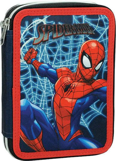Gim Double Pencil Case Spiderman Frame 337-10100