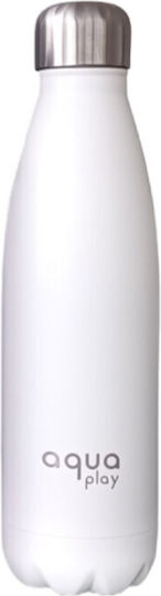 Aquaplay Μπουκάλι Θερμός Ανοξείδωτο 500ml Λευκό