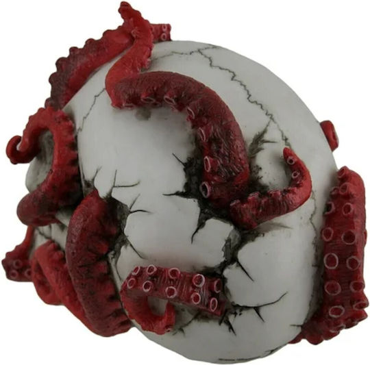 Epigasos Aquarium Decoration Skull Octopus 18x11.5x13.5cm