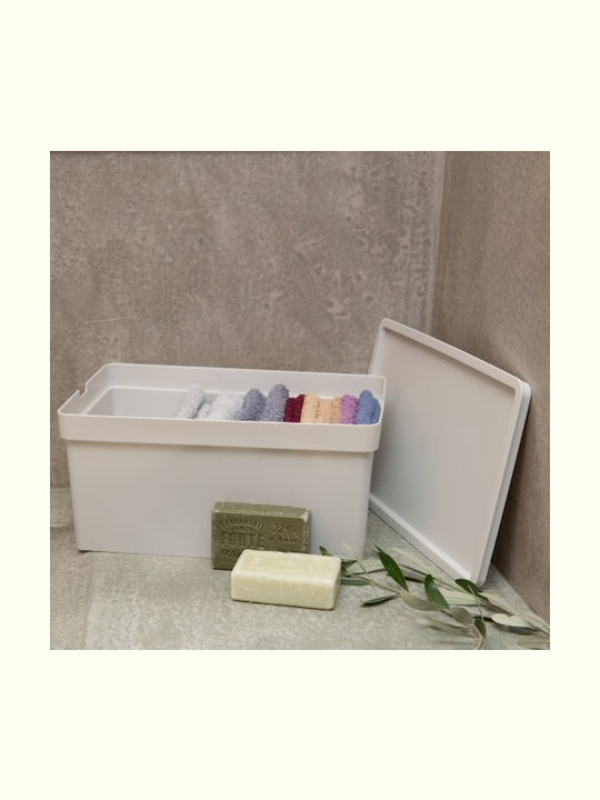 Viomes Nova Plastic Storage Box with Lid Gray 5x26cm 1pcs