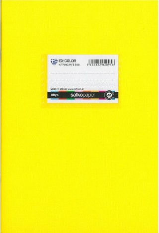 Salko Paper Notebook Ruled B5 50 Sheets 6028 Yellow 1pcs