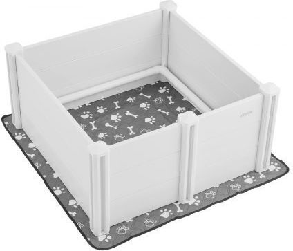 Vevor Door Dog made of Plastic in Gray Color 38.6 x 38.6 x 18.1cm