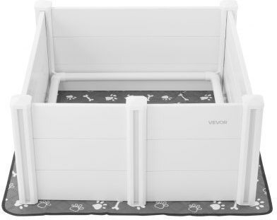 Vevor Door Dog made of Plastic in Gray Color 38.6 x 38.6 x 18.1cm