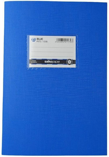 Salko Paper Heft Geregelt 100 Blätter Pro-Blue Blau 1Stück