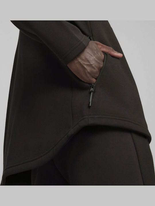 Evostripe Cardigan With Black Hood