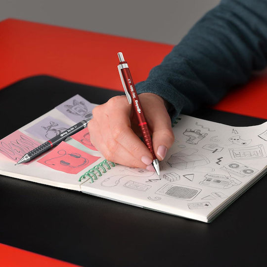 Rotring Tikky Retro 0.7mm Grey Mechanical Pencil 3026982025708