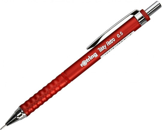 Rotring Tikky Механичен Молив за Рисуване Метално 0.5мм 1бр Червен