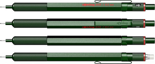 Rotring 600 Green Mechanical Pencil 0,5mm 3026981142680