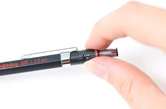 Rotring 300 Mechanical Pencil for Drawing Plastic 1pcs Black
