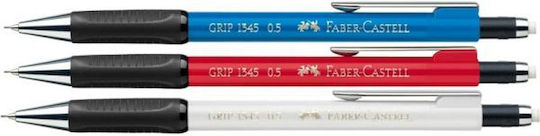 Faber-Castell Creion mecanic 0.5mm cu Radiera 1buc Alb
