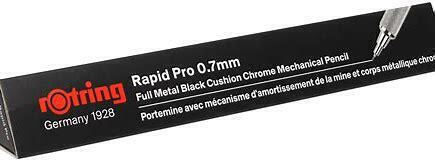 Rotring Rapid Pro Creion mecanic de desen Metalic 0.7mm cu Radiera 1buc Argintiu