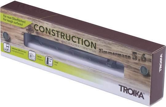 Troika Construction Mechanical Pencil for Drawing made of Brass with Sharpener 1pcs Black