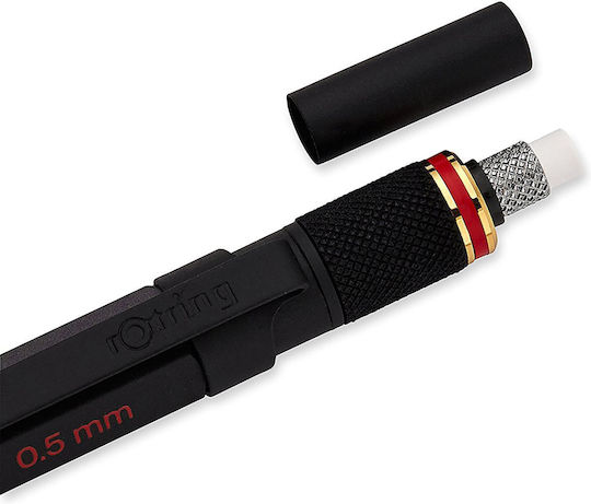 Rotring 800+ Stylus Mechanical Pencil made of Brass 1pcs Black
