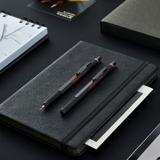 Rotring 800+ Stylus Mechanical Pencil made of Brass 1pcs Black
