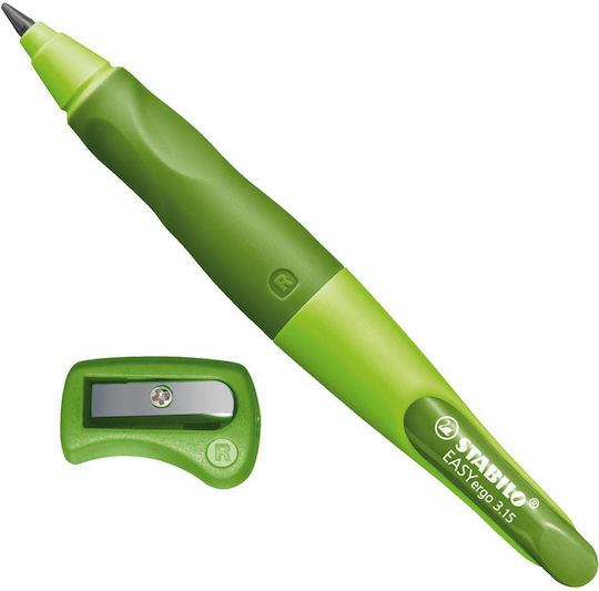 Stabilo Easyergo Mechanical Pencil with Sharpener 2pcs Lime UK