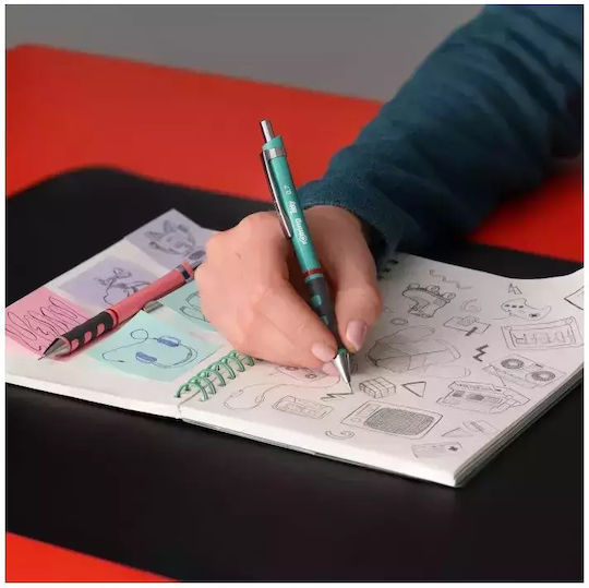 Rotring Tikky Μηχανικό Μολύβι 0.5mm με Γόμα Κατάλληλο για Σχέδιο 1τμχ Ροζ