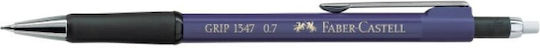 Faber-Castell Grip Mechanical Pencil for Drawing Metallic 1pcs Navy Blue 1347