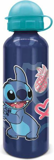Stor Kids Water Bottle Lilo & Stitch Aluminium Blue 530ml