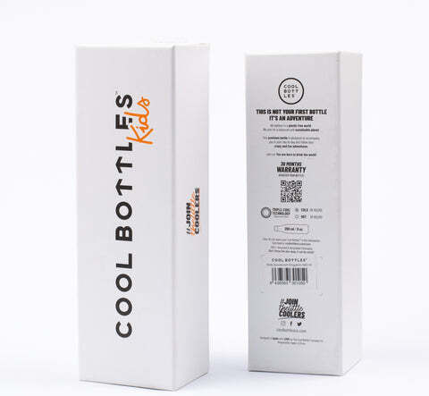 Cool Bottles Παιδικό Παγούρι Θερμός Δεινόσαυρος Σιλικόνης με Καλαμάκι 260ml