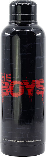 Stor Kids Water Bottle Frozen Stainless Steel with Screw Cap Non Spill Black 515ml