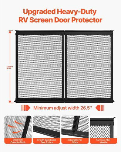 Vevor Divider Dog in Black Color 67.31 x 50.8cm