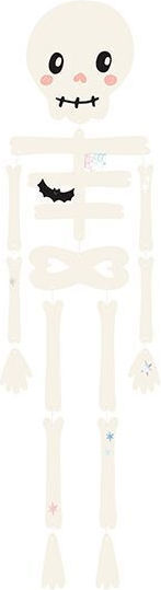 PartyDeco Hanging Ornament for Party Halloween in Beige Color
