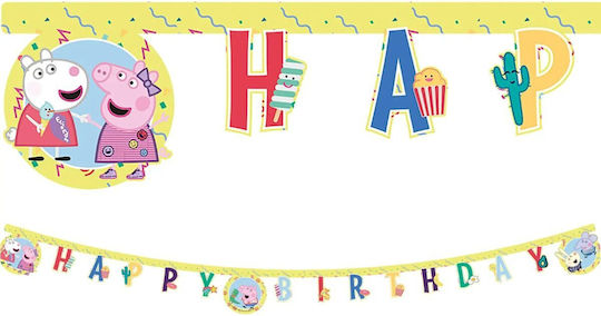 Procos Peppa Pig Garland For Party Peppa Pig 200cm