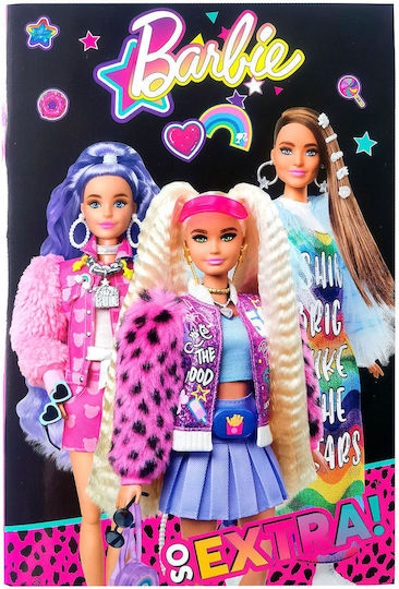 Gim Τετράδιο Ριγέ Β5 40 Φύλλων Barbie Πολύχρωμο