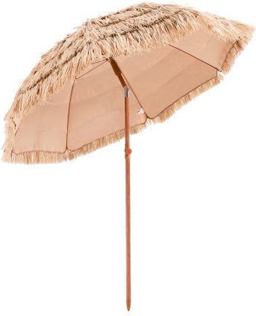 Vevor Umbrelă Pliabilă De Plajă Din Aluminiu Diametru 1.981m Bej