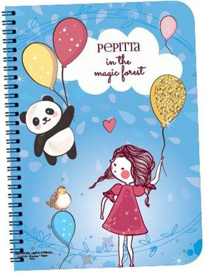 A&G Paper Σπιράλ Τετράδιο Ριγέ Β5 3 Θεμάτων in the Magic Forest