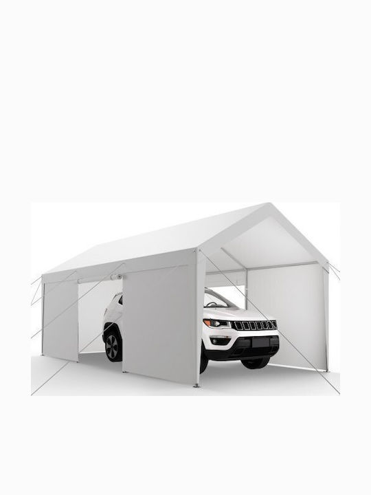 Vevor Gazebo Garten Weiß 3.048x6.096m