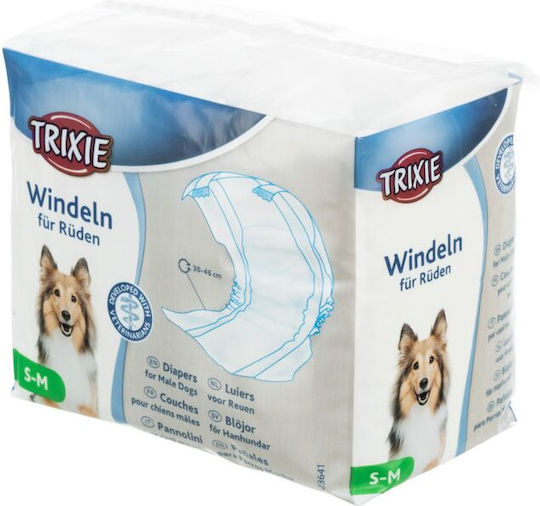Trixie Diapers for Male Dogs S M 12pcs