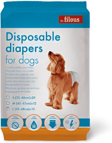 Les Filous Пелени за кучета Large 50 - 68см 10бр