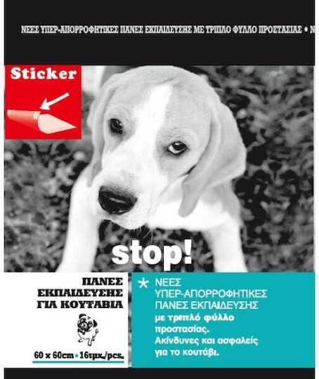 Pet Camelot Stop Dog Floor Diapers 60x60cm - 90cm 16pcs