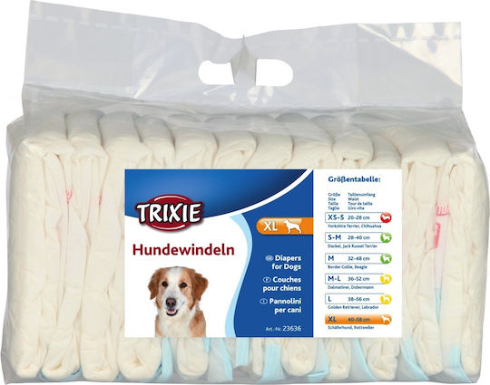 Trixie Diapers Dog Panties XLarge 40 - 58cm 12pcs