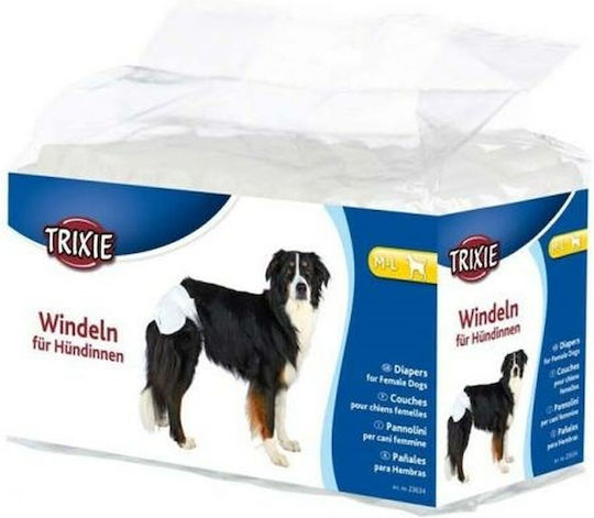 Trixie Diapers Hundewindeln M-L 36-52cm 12 Stück Groß / Mittel 36 - 52cm 12Stück