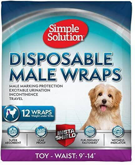 Simple Solution Βρακάκι Σκύλου για Ακράτεια Medium 12τμχ