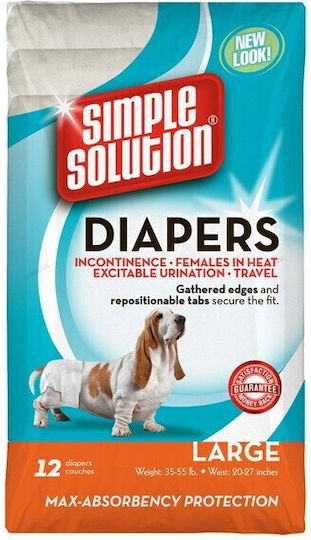 Simple Solution Dog Panties Large / XLarge 46 - 69cm 12pcs