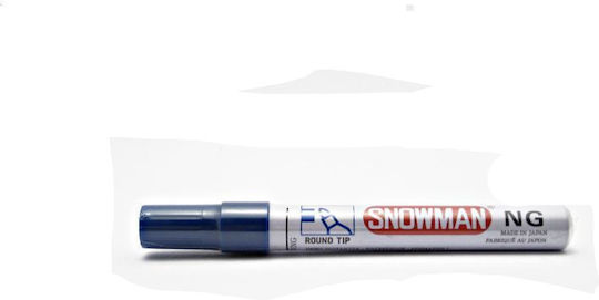 Snowman Ανεξίτηλος Μαρκαδόρος Μπλε 3mm