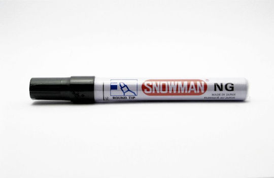Snowman Ανεξίτηλος Μαρκαδόρος Μαύρος 4mm