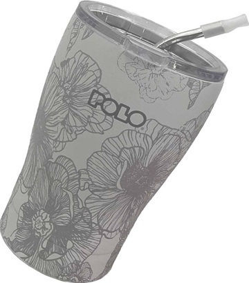 Polo Glass Thermos Stainless Steel 350ml Gray