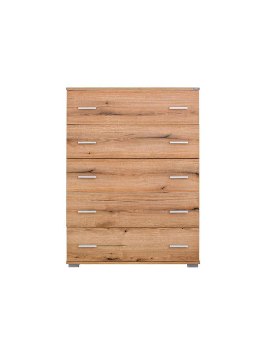 Συρταριέρα Κρεβατοκάμαρας Ξύλινη Artisan 90x44x127εκ.