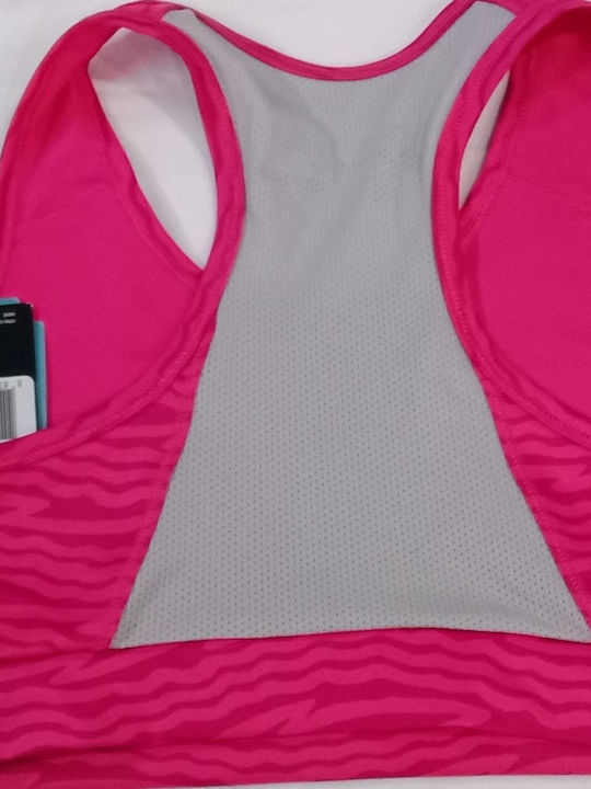 Nike Print Bra Παιδικό Μπουστάκι Φούξια