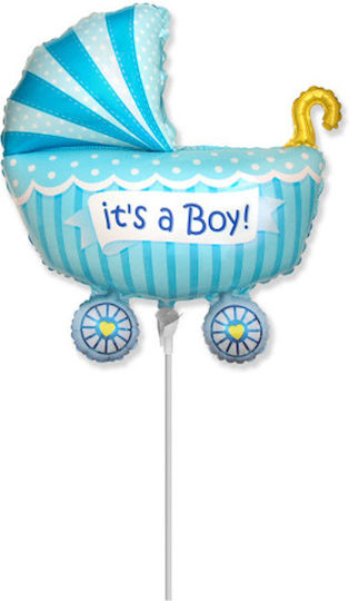 Balon Folie Albastru Buggy Boy 36buc