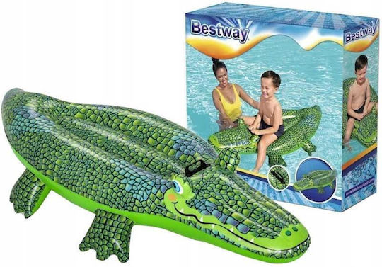 Bestway Inflatable Ride On Crocodile Green 167x71cm