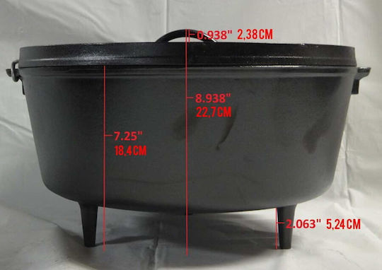 Lodge Κατσαρόλα για Camping 9500ml