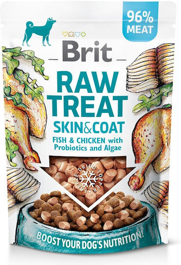 Brit Raw Treat Dog Treat with Turkey Chicken Liver and Pumpkin 40gr